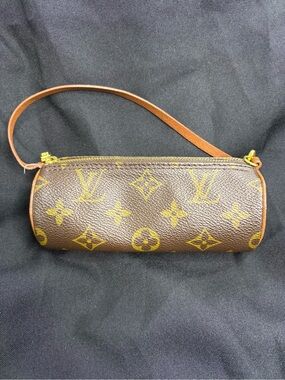 Louis Vuitton Brown Monogram Canvas Cylinder Wristlet